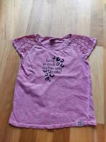 Boboli T-Shirt pink Gr. 128 mit Lochstickerei Hessen - Groß-Umstadt Vorschau