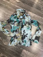 Silk Bluse Oberteil mit Blumen Motiven leicht Sommer Hessen - Romrod Vorschau