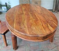 Unikat TEAK MASSIV Tisch oval Handarbeit 213x146cmx78,5cm Niedersachsen - Hollenstedt Vorschau