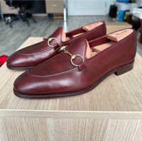 Carmina Burgundy Horsebit Loafer in UK10 auf Uetam Leisten Bayern - Kolbermoor Vorschau