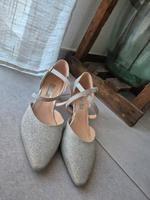 Gabor Pumps Silber Glitzer Hochzeit Hessen - Lorsch Vorschau
