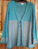 Strickjacke/Cardigan offen mit einem Bindeband, Gr.XL(Gina Laura) Parchim - Landkreis - Demen Vorschau