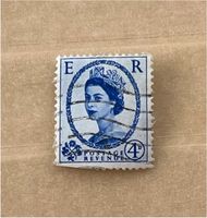 Briefmarke Queen Elisabeth II. Postage Revenue 4D gestempelt Hessen - Hanau Vorschau