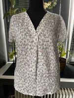 Bluse Tunika weiss mit Blumentopf Gr. 50 Yessica Niedersachsen - Uelzen Vorschau