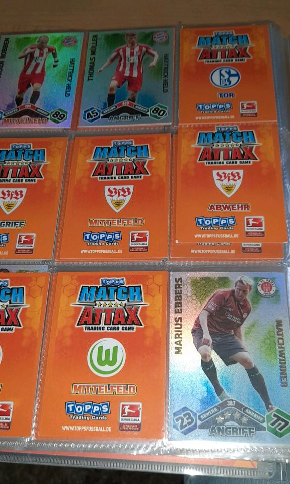 Match attex Sammelmappe  Bundesliga 2010/2011 in Elmshorn