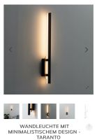Wandleuchte LED minimalistisch geometrisch schwarz Nordrhein-Westfalen - Laer Vorschau