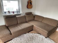 Sofa braun Stoff keine Ahnung Bayern - Kaufbeuren Vorschau