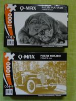 Puzzle in SW (Oldtimer Auto, Hund/Katze), 1000 Teile Nordrhein-Westfalen - Brühl Vorschau