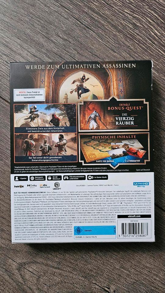 Assassins Creed Mirage Launch Edition PS5 in Delitzsch