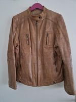 Echtlederjacke  Lammleder Bikerstyle Gr. 42  cognac Stuttgart - Stuttgart-Ost Vorschau