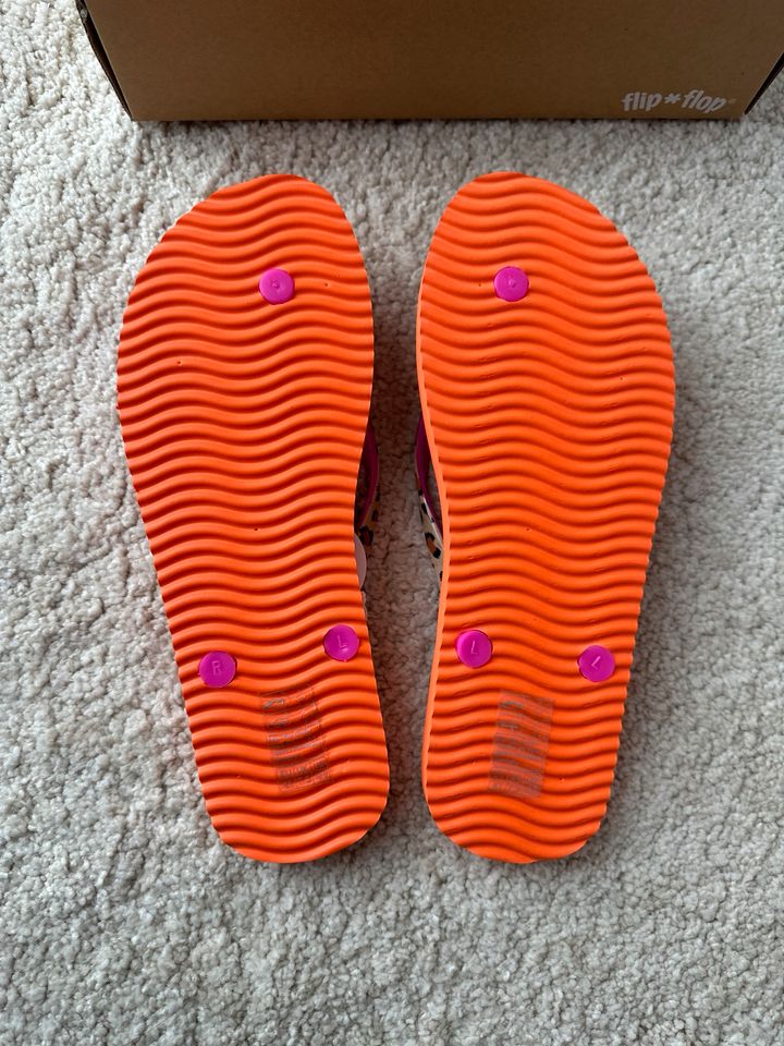 ORIGINAL FLIP FLOPS GR. 41  NEU ORANGE LEOMUSTER in Udenheim