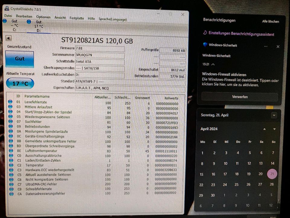 Seagate Laptop Thin 500/120GB HDD ST500LM021  Formfaktor: 2.5" in München