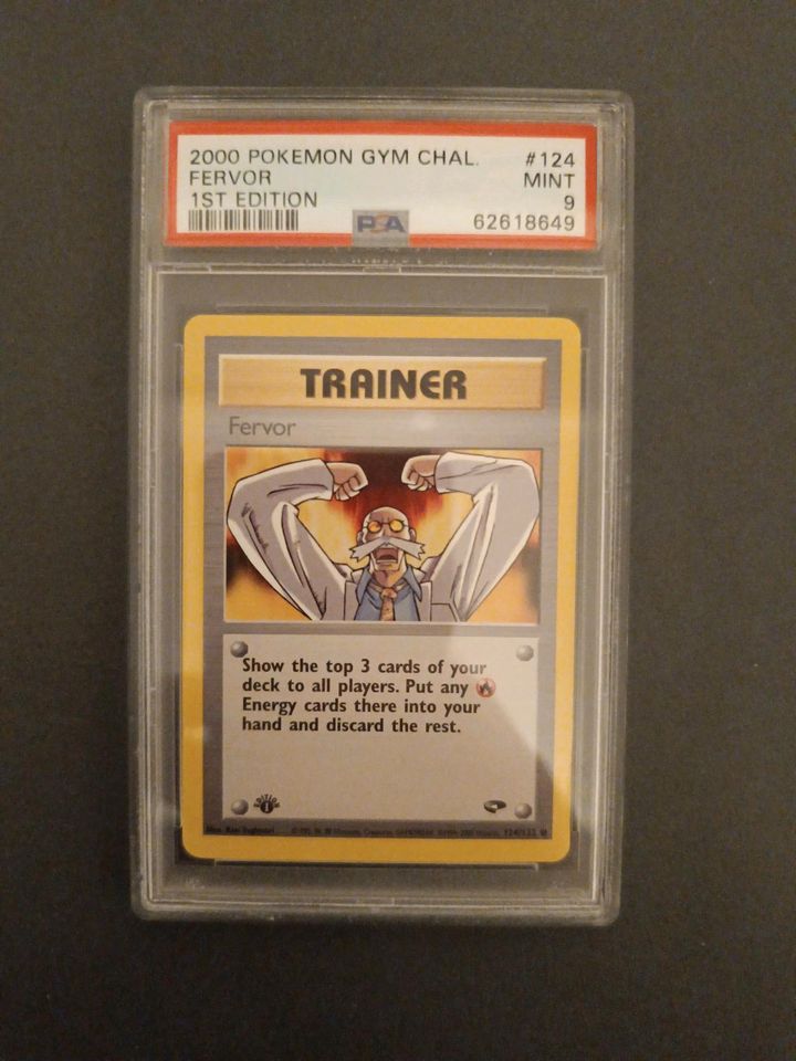 Pokemon Fervor 1st Edition Gym PSA 9 in Erding