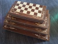 Schach/ Backgammon/ Dame 3 in 1 Spielbrett-Set / Schachbrett Baden-Württemberg - Allmersbach Vorschau