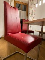 Esszimmerstühle rot Kr. Altötting - Teising Vorschau