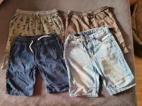 4 x kurze Hose, Shorts Gr. 140 146 152 H&M Jack Wolfskin, Pappert Nordrhein-Westfalen - Paderborn Vorschau