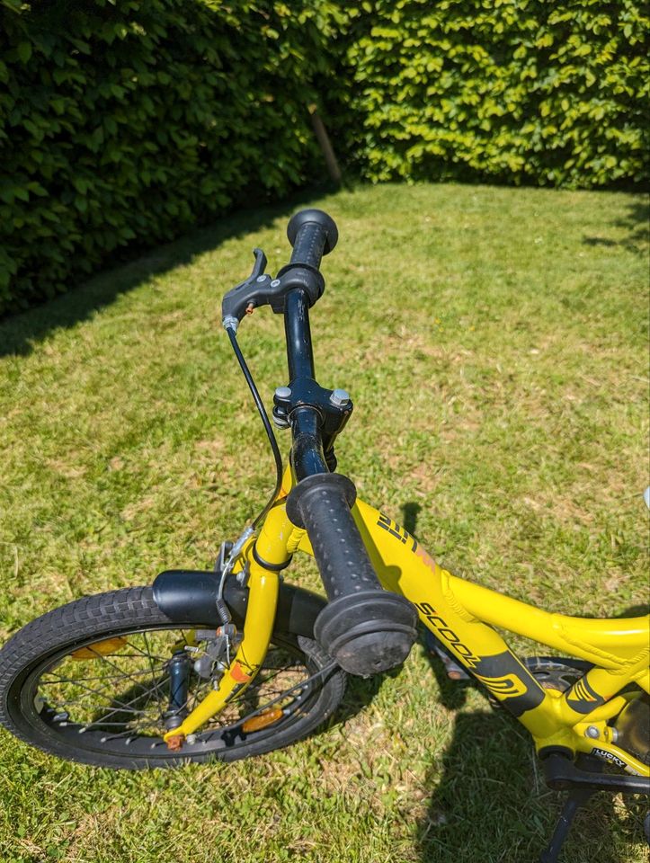 Scool XXLite Kinderfahrrad 18 Zoll gelb in Wilnsdorf