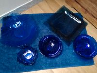 4 Schalen und 1 Teller Dekoration blau Obstschale Nordrhein-Westfalen - Telgte Vorschau
