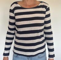 A.P.C Pullover blau weiß gestreift Bayern - Neu Ulm Vorschau