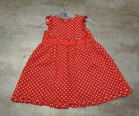 Sommerkleid Gr.92 rot mit weißen Herzen Bayern - Augsburg Vorschau