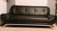 3-Sitzer Kunstledersofa dkl. blau/schwarz, 1,90 m lang Rehburg-Loccum - Loccum Vorschau