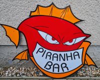 Großes Werbeschild / Schild für Bar "Piranha Bar", 1,46m breit Berlin - Köpenick Vorschau