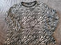 Onesize animal print Pullover Größe 52/54 Sachsen - Freital Vorschau