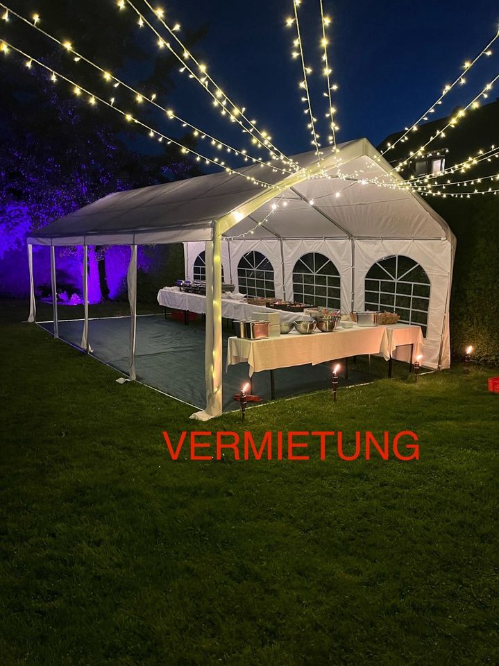VERMIETUNG Partyzelt, Zelt in PVC zum Selbstaufbau in Billerbeck