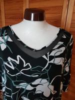 Tolles Shirt von Bonita, Gr. XL, schwarz mit grünen Ranken Hessen - Petersberg Vorschau