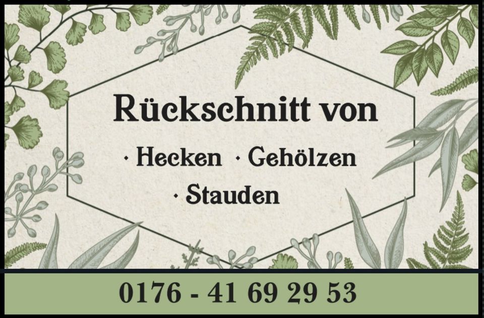 Gartenpflege & Gartengestaltung - Mähen, Rückschnitt, u.v.m. in Bad Dueben