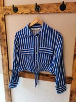 Zara Bluse - blau / weiß - M Schleswig-Holstein - Neudorf-Bornstein Vorschau