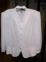 Bluse Shirt weiß Gr. 42 Hessen - Schlüchtern Vorschau