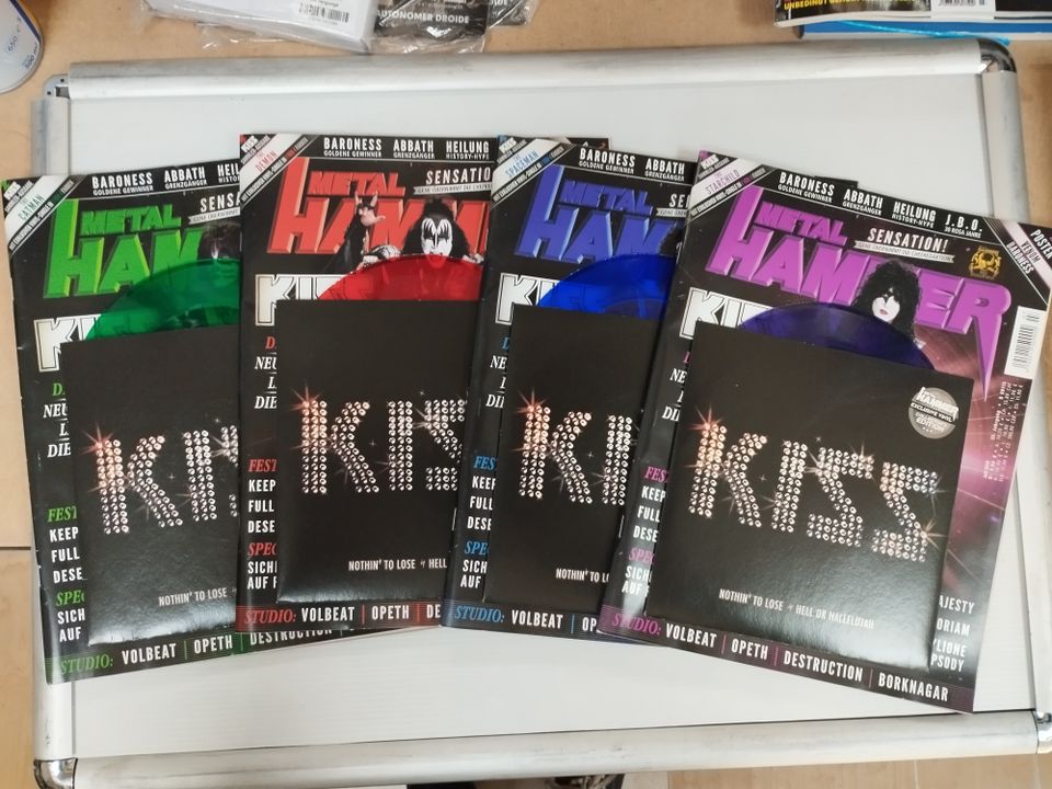 4Metal Hammer Sonderheft von Kiss mit Schallplatte in Berlin