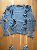 Feinstrick Volant Pullover mit Alpakawolle 38 Frankfurt am Main - Ostend Vorschau