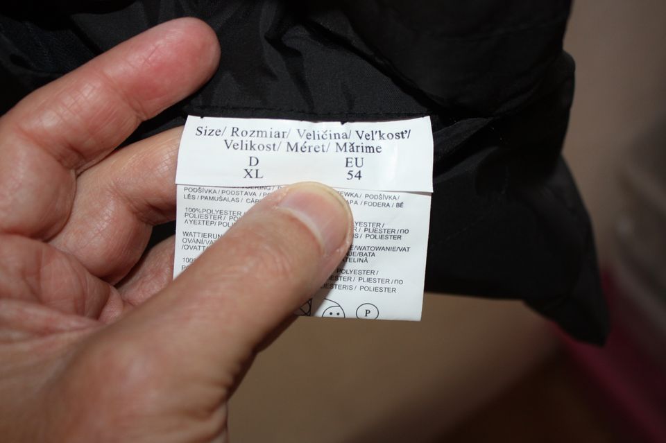 Herren Jacke Übergangsjacke mit Weste 2in1 Gr. 54 o. XL schwarz in Berlin