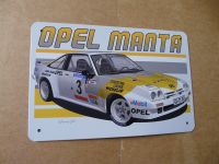 OPEL MANTA – Blechschild  Gr: 30 x 20 cm - Nordrhein-Westfalen - Leverkusen Vorschau