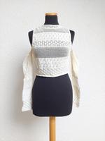 NEU Creme Cold Shoulder Cut Out Häkel Bluse Shirt von Zara, Gr. M Bayern - Ergoldsbach Vorschau
