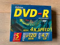 Octron DVD-R 5 Slim Box Pack Data 4,7 GB Recordable Hessen - Villmar Vorschau