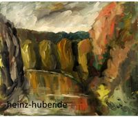Enz bei Vaihingen - Gemälde von Heinz Huber, Ludwigsburg Baden-Württemberg - Ludwigsburg Vorschau