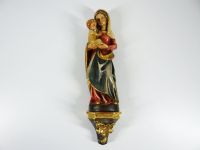 Alte Heiligenfigur Holzskulptur Madonna mit Jesuskind im Arm 27cm Bayern - Waldkraiburg Vorschau