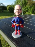 Supermann Figur handgemacht aus Amerika Rheinland-Pfalz - Mörschied Vorschau