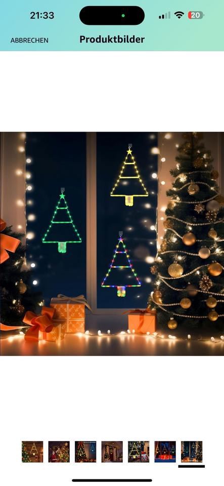 LED Weihnachten Deko mit 50cm Dreiecke Form Weihnachtsbaums in Dessau-Roßlau