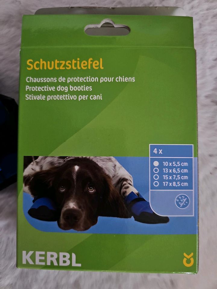 Neue Schutz Schuh Stiefel Hunde , kerbel,4 Stück 10x5,5, in Wernshausen