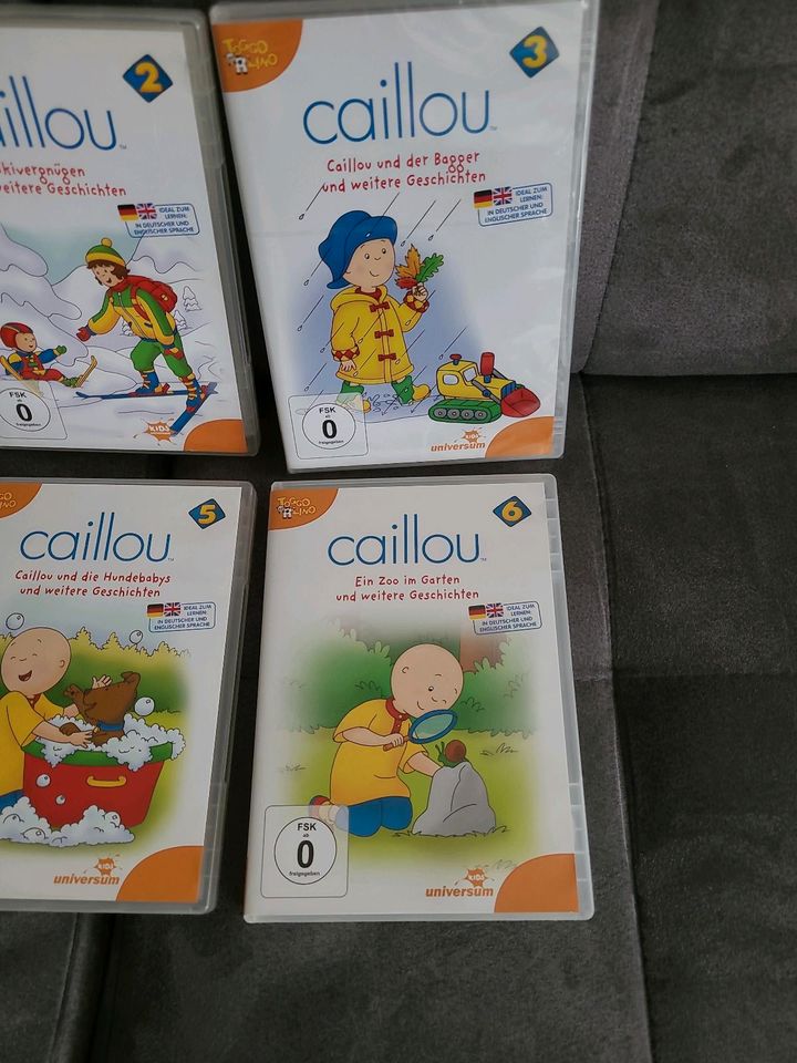 Caillou DVD 1 2 3 4 5 6 TOP 2x OVP SET in Hamburg