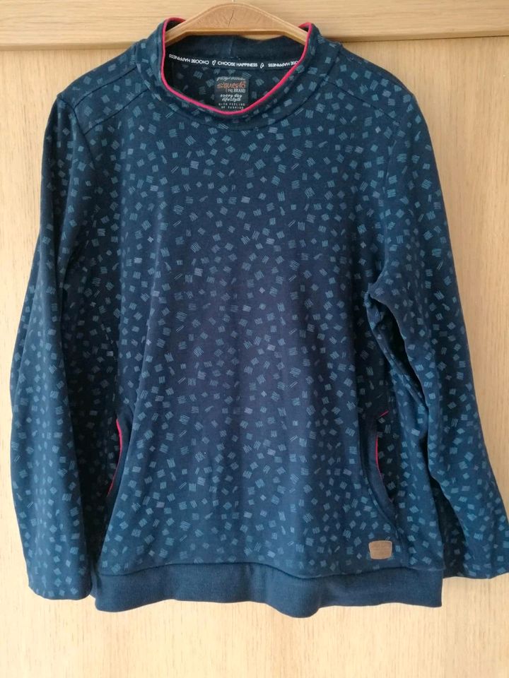 s'questo Pullover Shirt blau Gr.42 in Bergen auf Rügen