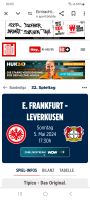 Eintracht Frankfurt Tickets gegen Leverkusen Sitzplätze 2 Karten Hessen - Rüsselsheim Vorschau