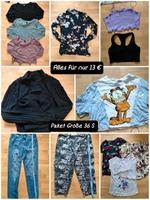 Kleidungspaket Gr. 36 S Top Shirt Jeans Sport BH Croptop Set Bayern - Wunsiedel Vorschau