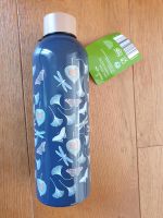 Neu Edelstahl Trinkflasche in blau Schmetterling Libelle Ginkgo Bayern - Obing Vorschau