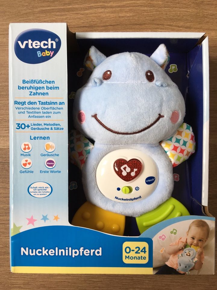 Vtech Baby Nuckelnilpferd Spielzeug mit Musik NEU und OVP in Pocking