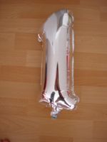 Ballons Zahl 1 35 cm. Silber Neu Nordrhein-Westfalen - Sankt Augustin Vorschau